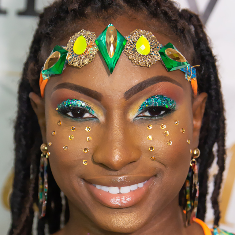 Trinidad Carnival Makeup Deposit Face