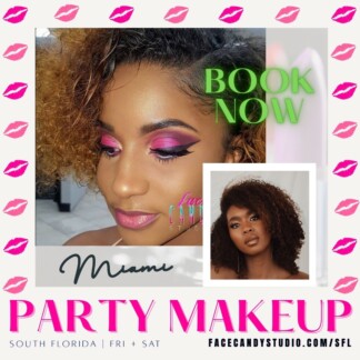 Miami Party Makeup Deposit