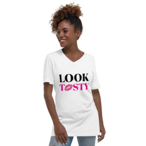 Women's Body Huggin Look Tasty Lips Tee